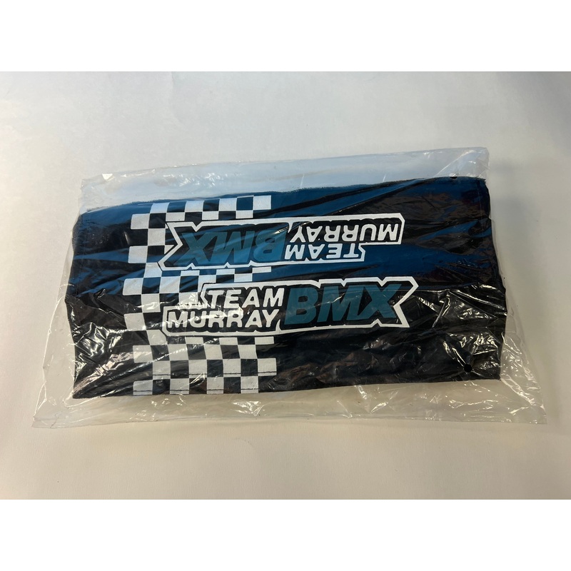 OLD SCHOOL BMX TEAM MURRAY BMX 330 BLACK BLUE & WHITE PAD SET VINTAGE NOS