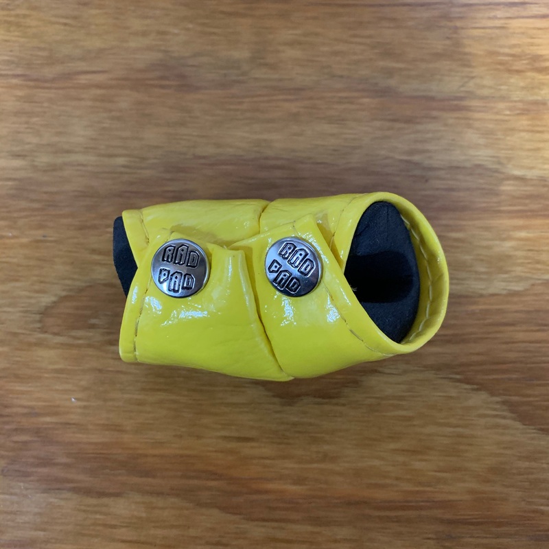 RAD PAD BMX BICYCLE BAR STEM NECK PAD YELLOW VINTAGE NOS