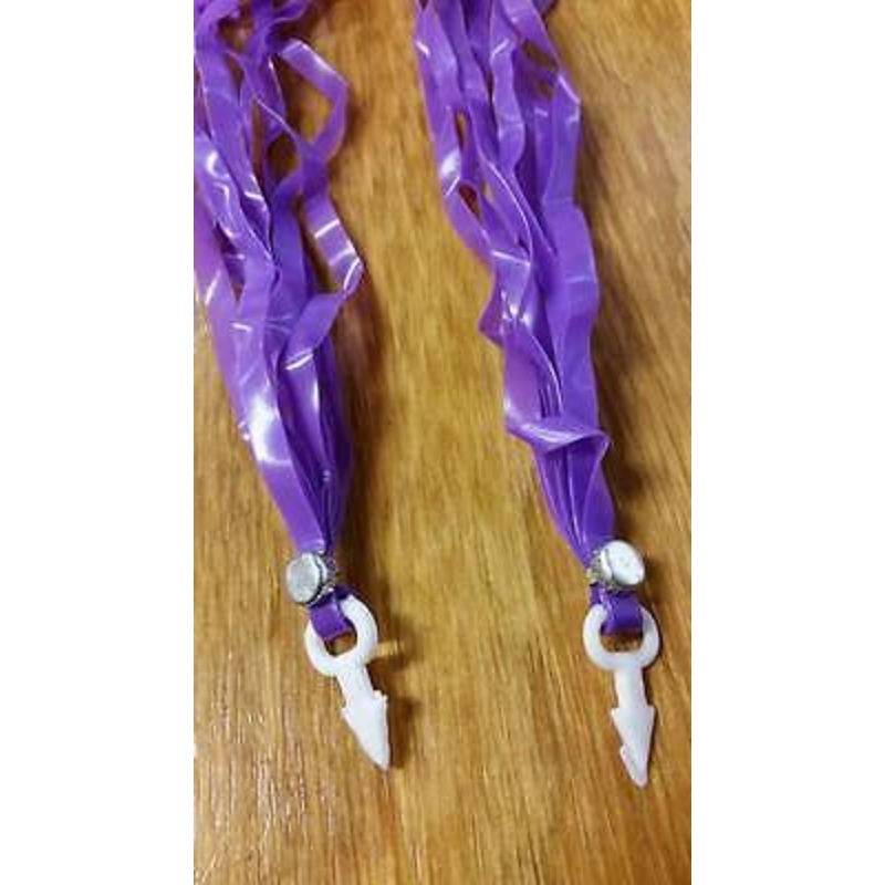 BICYCLE STREAMERS PURPLE FIT MANY BIKES SCHWINN SEARS HUFFY AND OTHERS