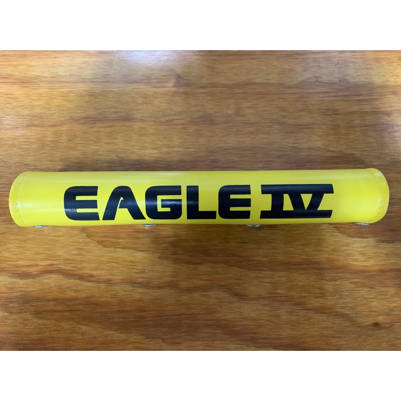 OLD SCHOOL EAGLE IV YELLOW BMX BIKE FRAME TOP TUBE PAD VINTAGE NOS