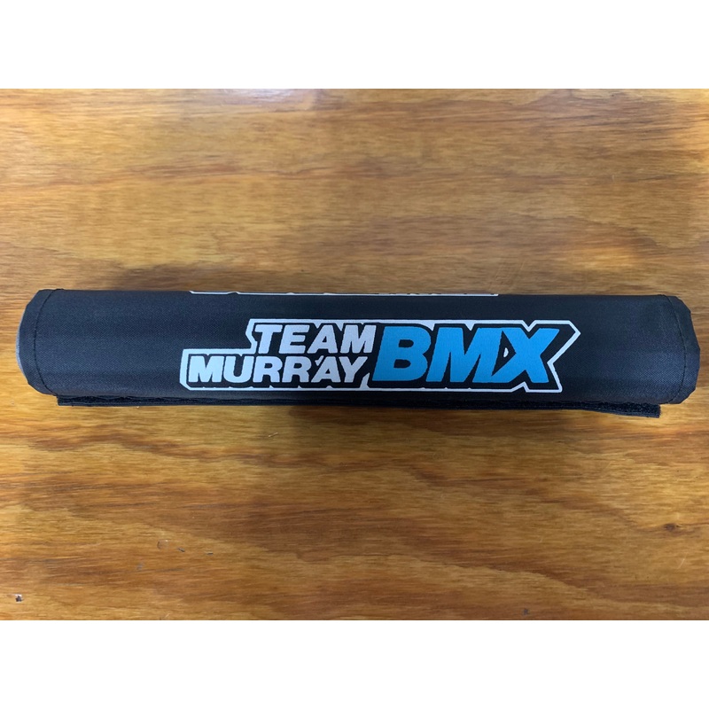 OLD SCHOOL TEAM MURRAY BLACK BMX BIKE FRAME TOP TUBE PAD VINTAGE NOS