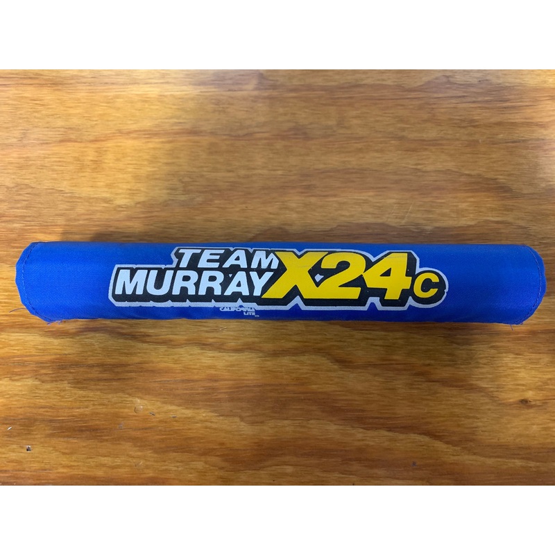 OLD SCHOOL TEAM MURRAY X24C BLUE BMX BIKE FRAME TOP TUBE PAD VINTAGE NOS