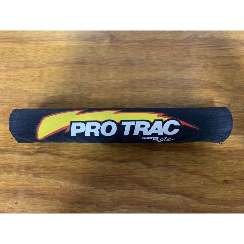 OLD SCHOOL CAL LITE JOHAR PRO TRAC BLACK TOP TUBE FRAME BMX BIKE PAD VINTAGE NOS