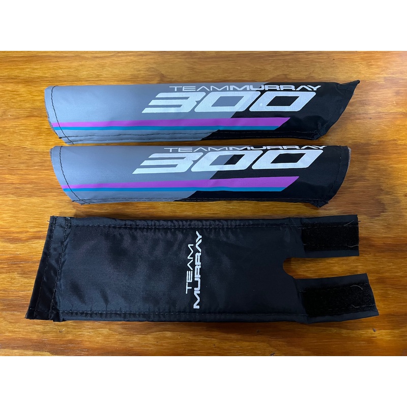 TEAM MURRAY 300 OLD SCHOOL BMX BICYCLE PAD SET VINTAGE NOS
