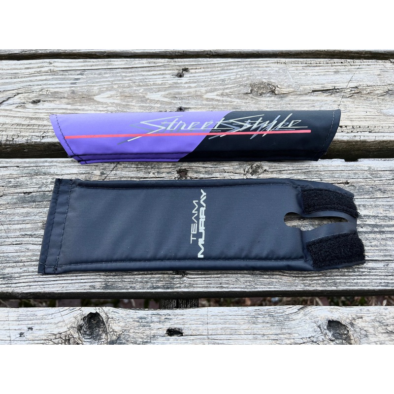 TEAM MURRAY STREET STYLE OLD SCHOOL BMX BICYCLE PAD SET VINTAGE NOS