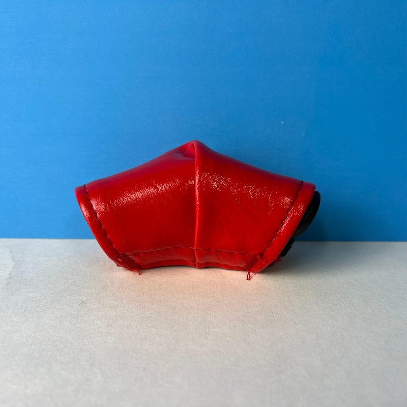 OLD SCHOOL BMX BICYCLE BAR STEM NECK PAD RED VINTAGE NOS