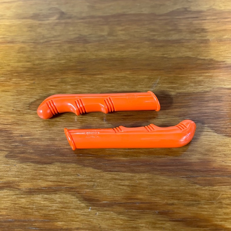 ORANGE KRATE HANDLE BAR BRAKE LEVER COVERS FOR SCHWINN STINGRAY BIKES & OTHERS