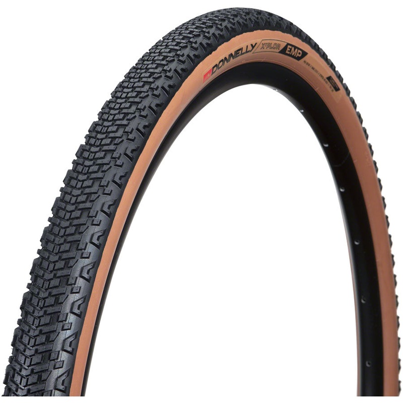 Donnelly Sports EMP Tire - 700 x 38 Tubeless Folding Black/Tan