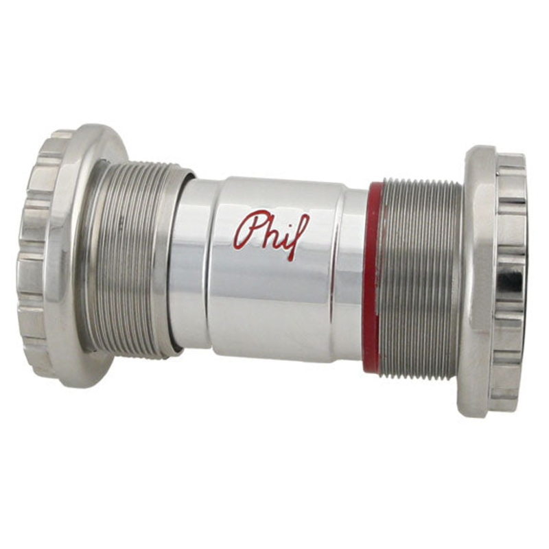 Phil Wood Stainless External 68/73mm BB Polished